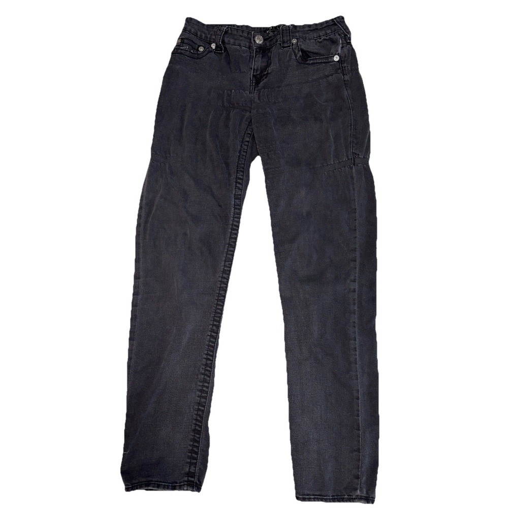 True Religion Stella‎ Low Rise Skinny Jeans Size 31 Gray Women's TR Y2K Denim